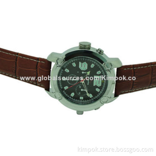 1080P HD Spy camera watches with IR night vision, waterproof and solo voice recordingNew